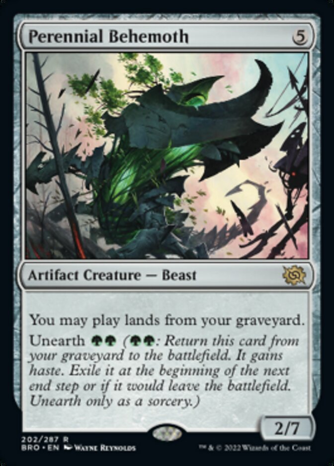 Perennial Behemoth [The Brothers' War] Foil