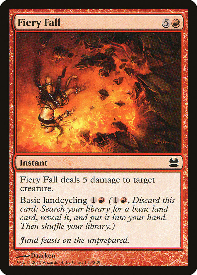 Fiery Fall [Modern Masters] Foil