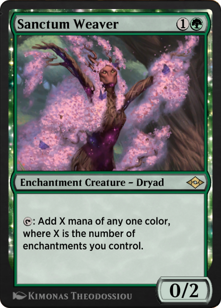 Sanctum Weaver  [Jumpstart: Historic Horizons]: (enchantment)
