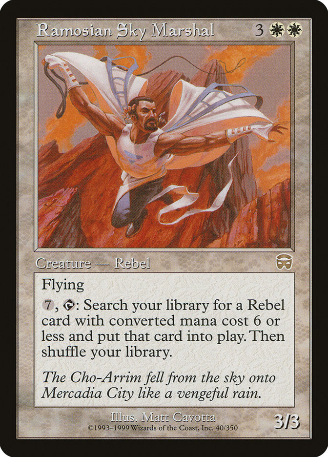 Ramosian Sky Marshal [Mercadian Masques] Foil