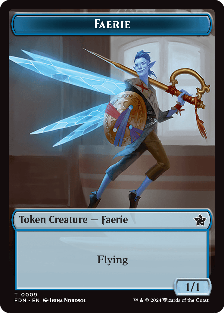 Faerie  [Foundations Tokens] Foil