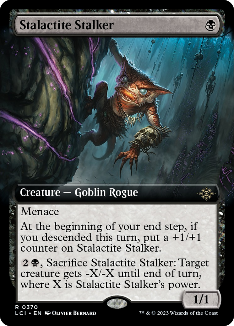 Stalactite Stalker (Extended Art) [The Lost Caverns of Ixalan] Foil