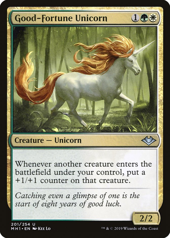 Good-Fortune Unicorn [Modern Horizons] Foil