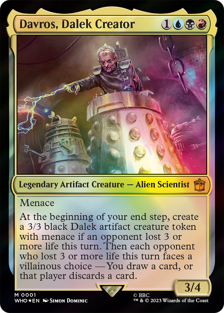 Davros, Dalek Creator [Doctor Who] Foil