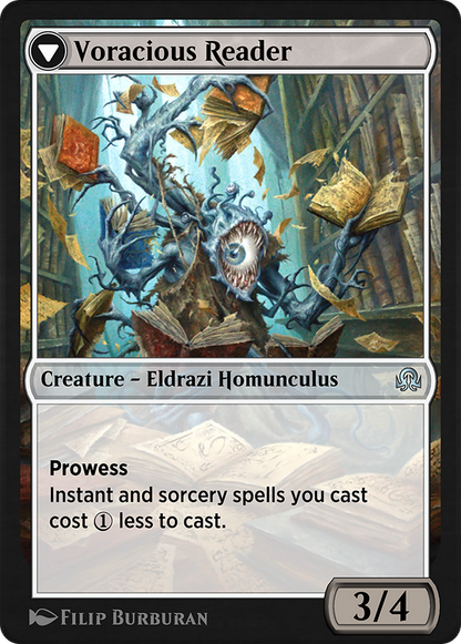 Curious Homunculus // Voracious Reader  [Shadows over Innistrad Remastered]