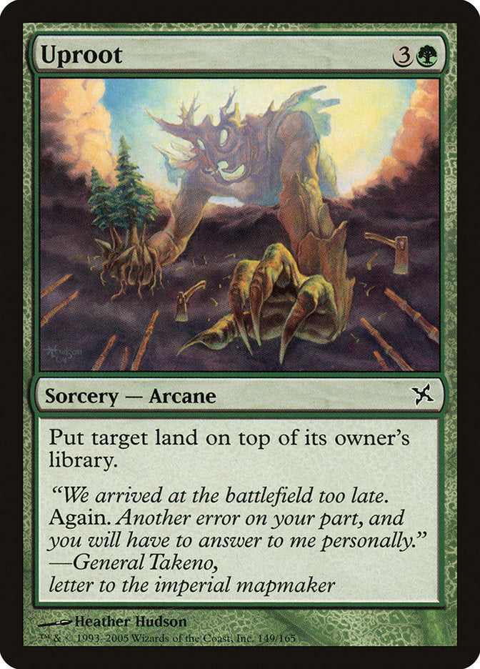 Uproot [Betrayers of Kamigawa] Foil