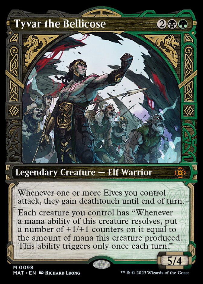 Tyvar the Bellicose (Showcase) [March of the Machine: The Aftermath] Foil