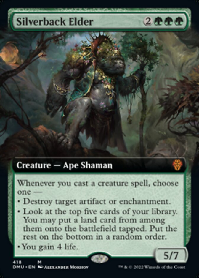 Silverback Elder (Extended Art) [Dominaria United] Foil