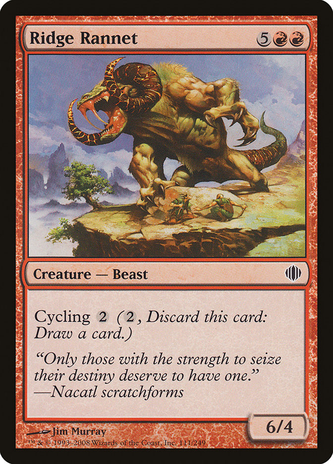 Ridge Rannet [Shards of Alara] Foil