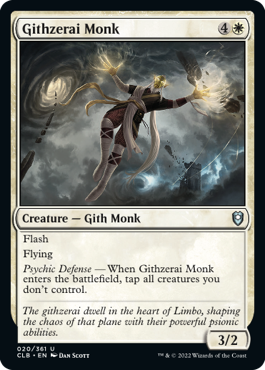 Githzerai Monk [Commander Legends: Battle for Baldur's Gate] Foil