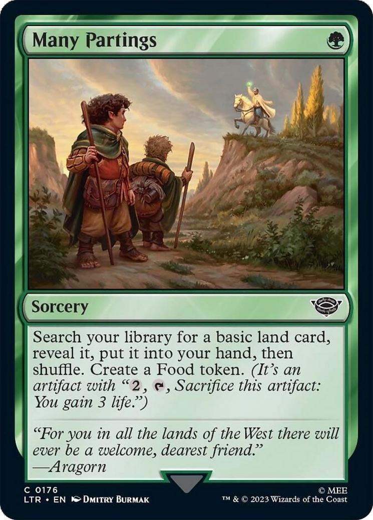 Many Partings [The Lord of the Rings: Tales of Middle-Earth] Foil