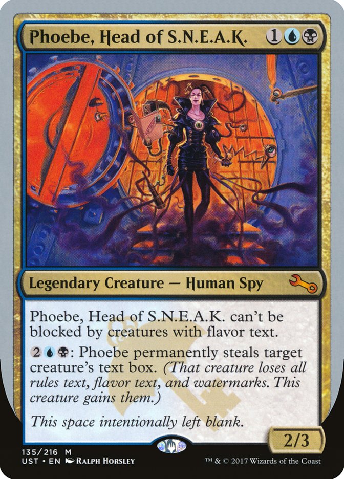 Phoebe, Head of S.N.E.A.K. [Unstable] Foil