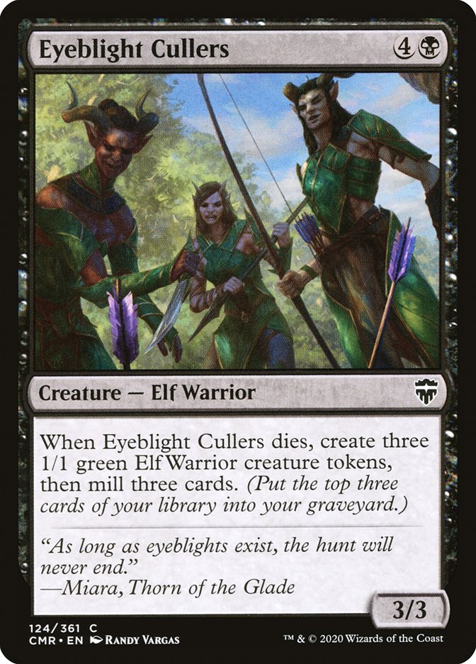 Eyeblight Cullers [Commander Legends] Foil