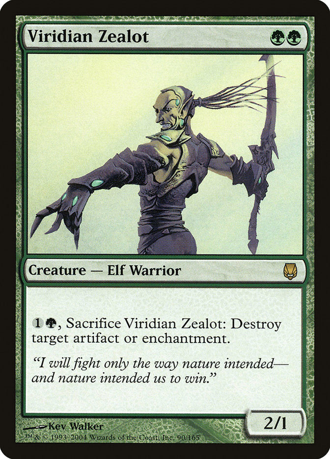 Viridian Zealot [Darksteel] Foil