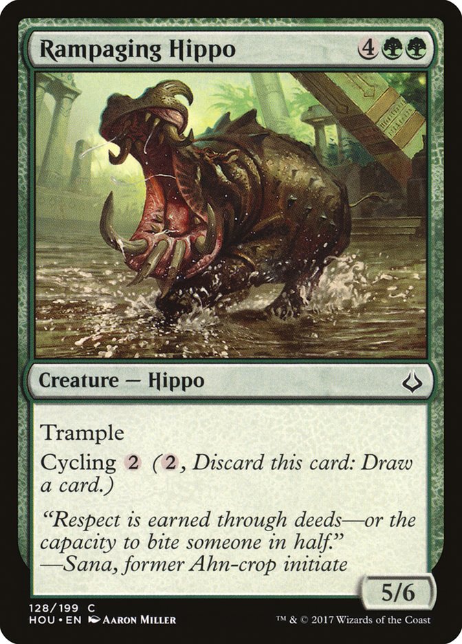 Rampaging Hippo [Hour of Devastation] Foil