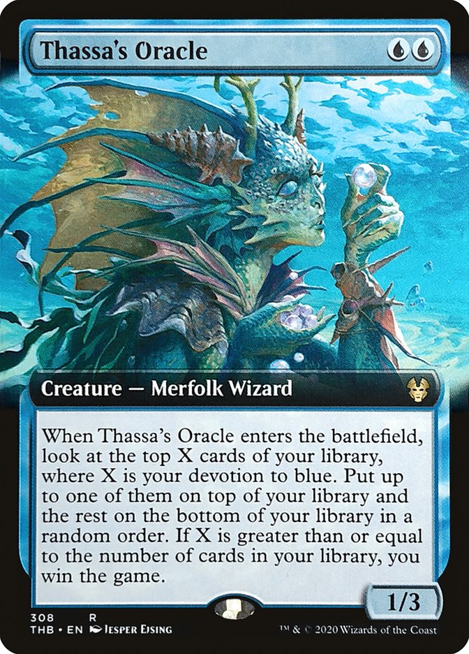 Thassa's Oracle (Extended Art) [Theros Beyond Death] Foil