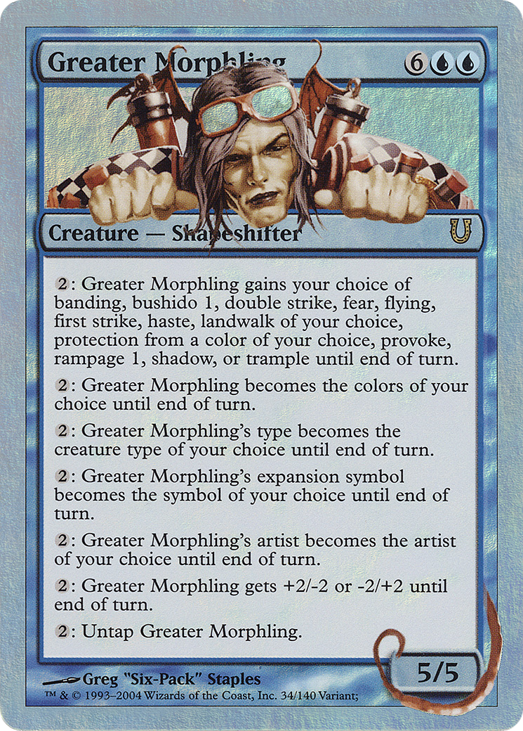 Greater Morphling  [Unhinged] Foil