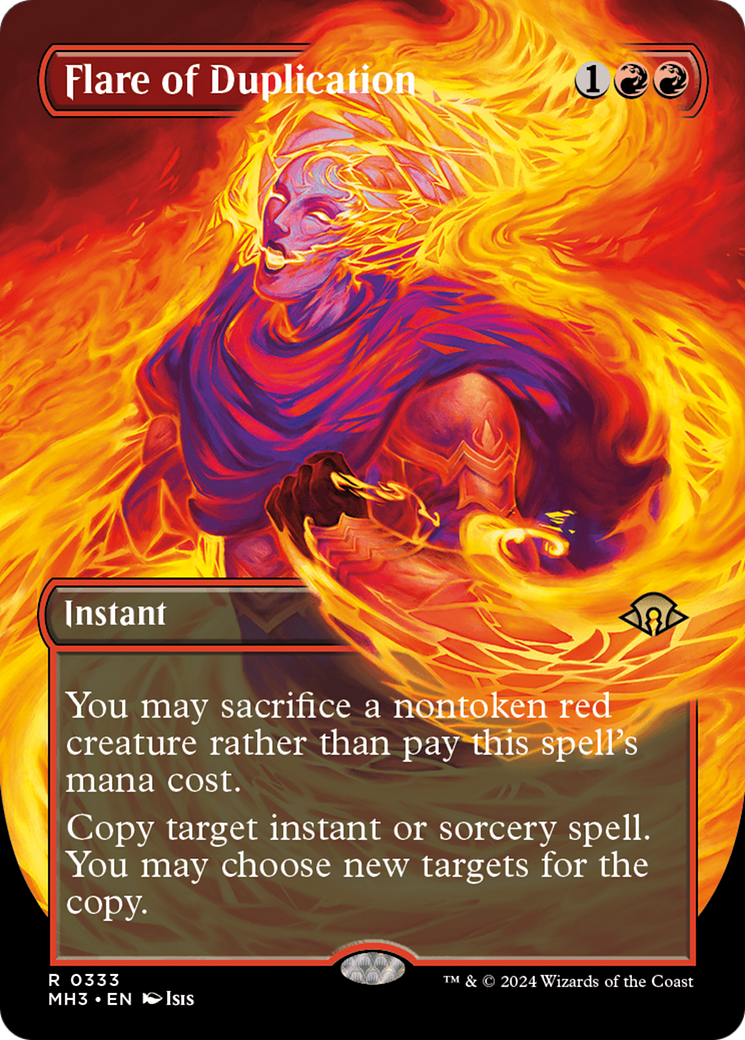 Flare of Duplication (Borderless) [Modern Horizons 3] Foil