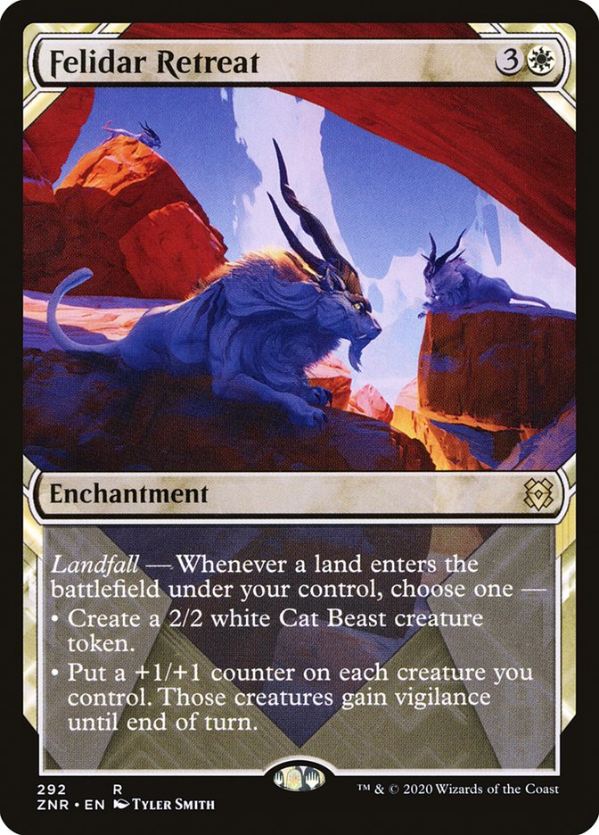 Felidar Retreat (Showcase) [Zendikar Rising] Foil