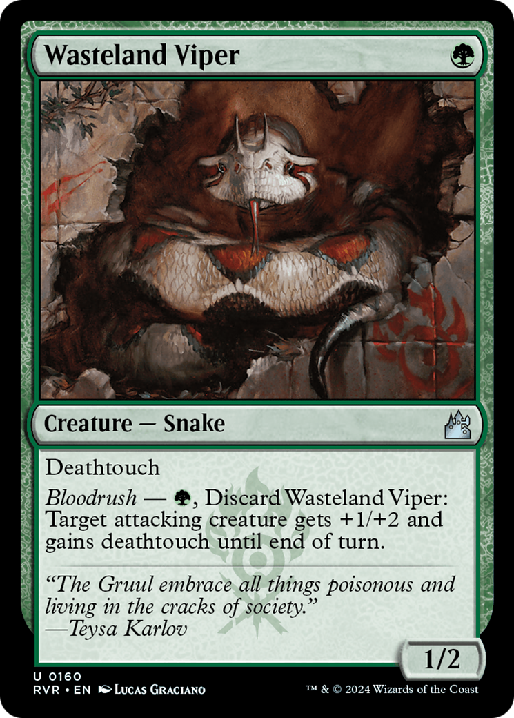 Wasteland Viper [Ravnica Remastered] Foil