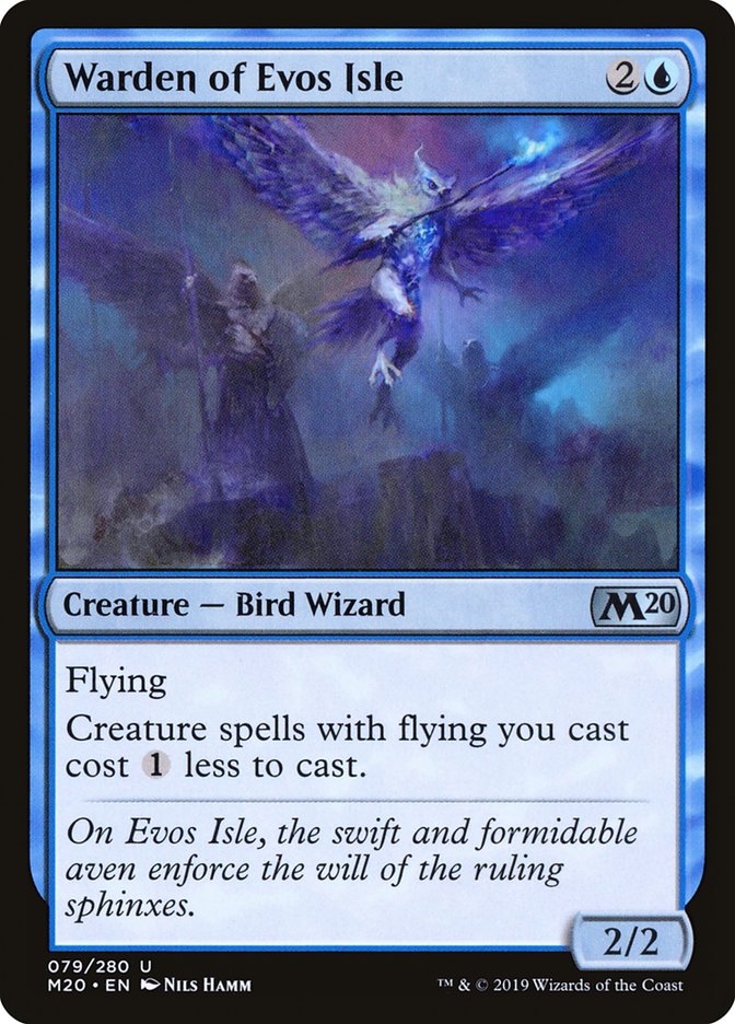 Warden of Evos Isle [Core Set 2020] Foil