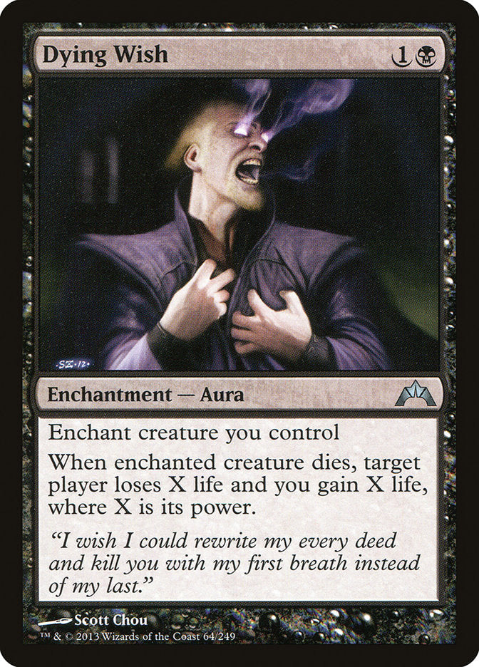 Dying Wish [Gatecrash] Foil