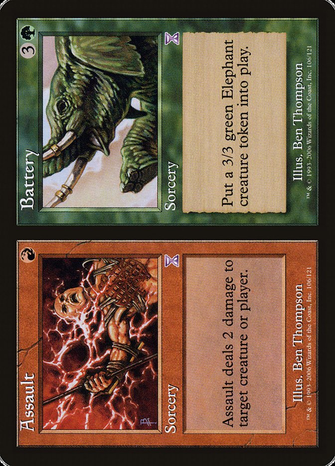Assault // Battery [Time Spiral Timeshifted] Foil