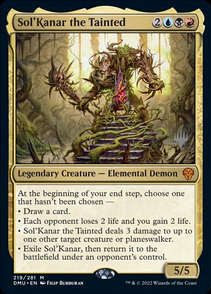 Sol'Kanar the Tainted (Promo Pack) [Dominaria United Promos] Foil