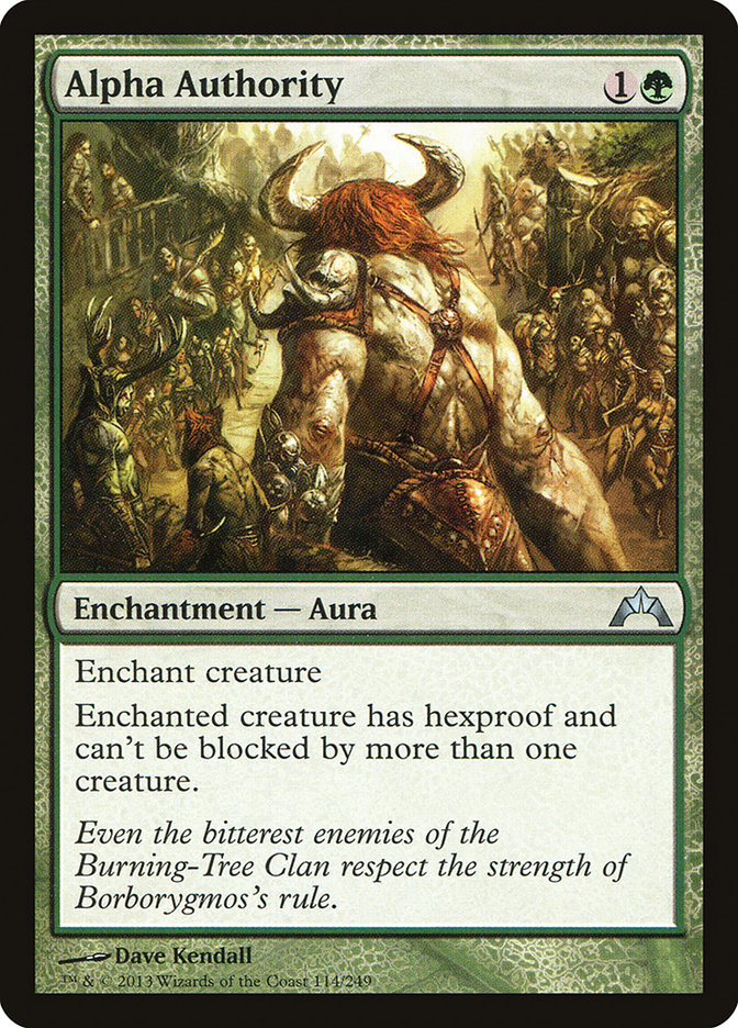 Alpha Authority [Gatecrash] Foil