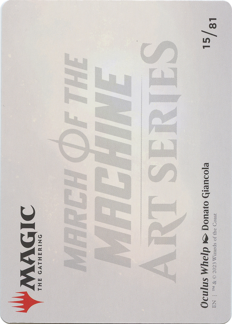 Oculus Whelp // Oculus Whelp  [March of the Machine Art Series] (Borderless) Foil