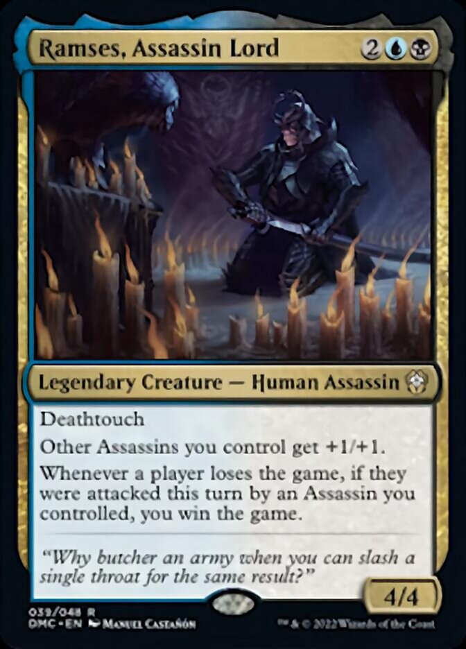 Ramses, Assassin Lord [Dominaria United Commander] Foil