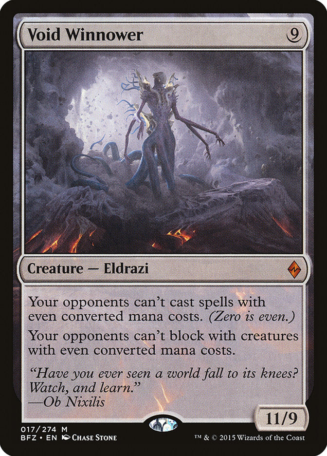 Void Winnower [Battle for Zendikar] Foil