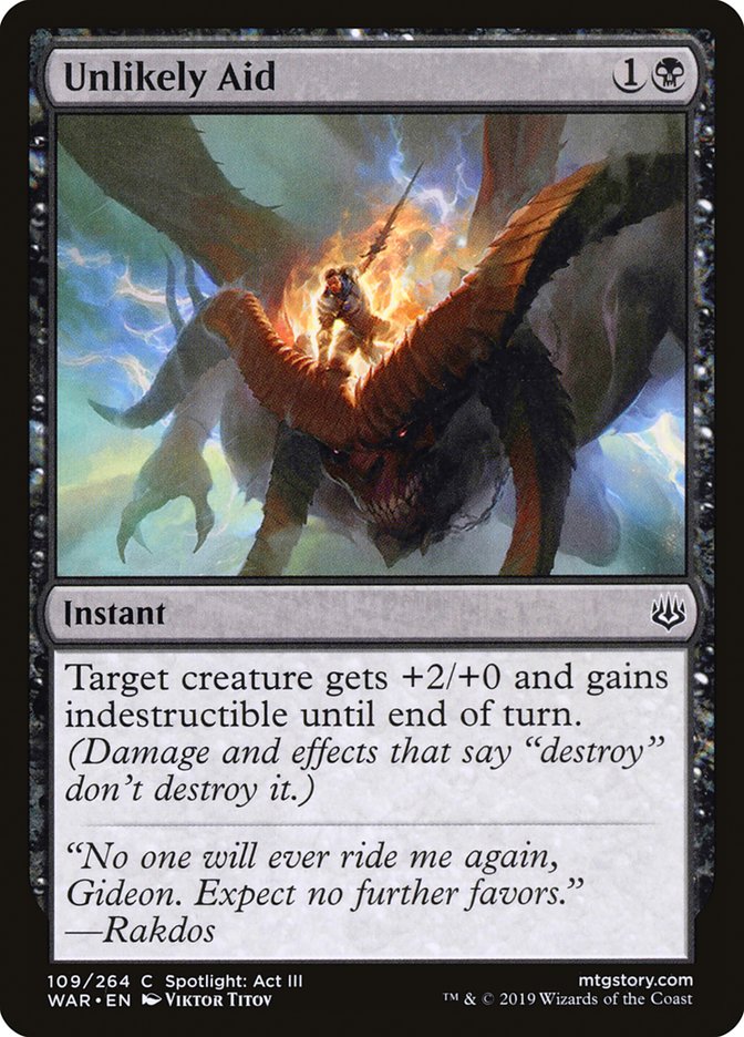 Unlikely Aid [War of the Spark] Foil