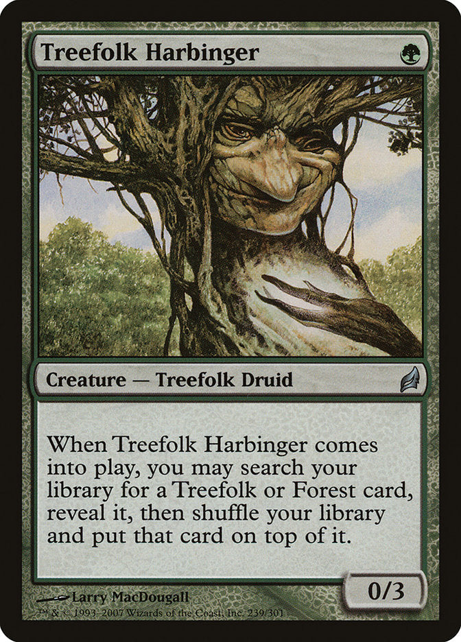 Treefolk Harbinger [Lorwyn] Foil