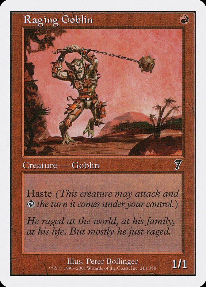 Raging Goblin [Seventh Edition] Foil