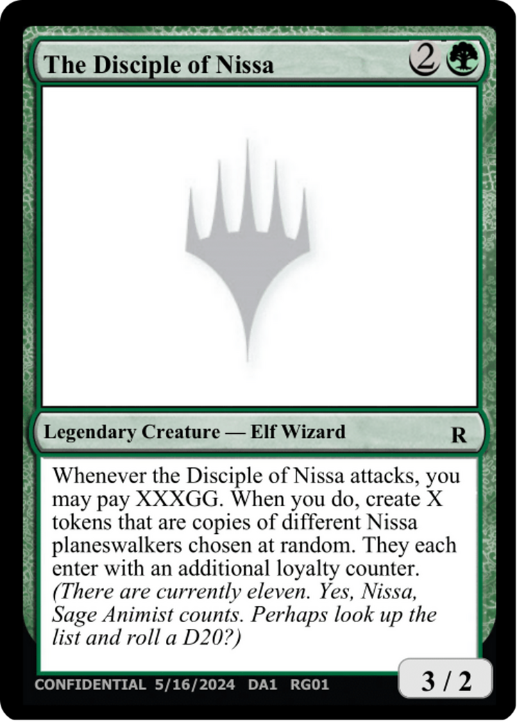 The Disciple of Nissa  [Unknown Event]