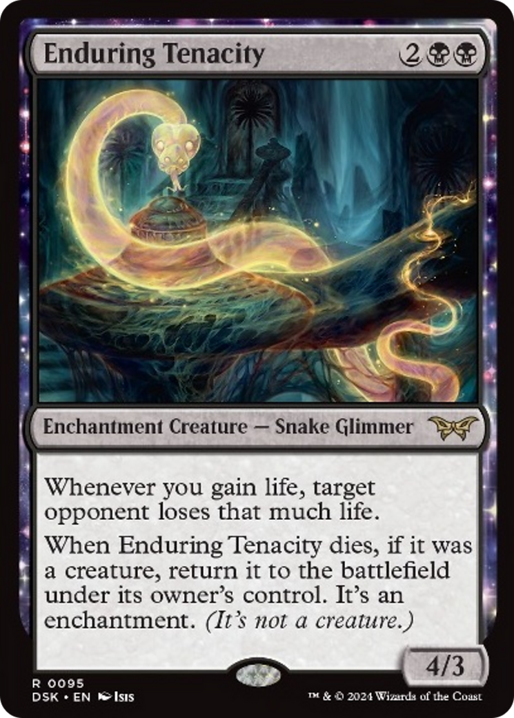 Enduring Tenacity [Duskmourn: House of Horror] Foil