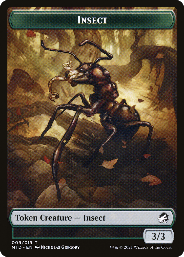Insect  [Innistrad: Midnight Hunt Tokens]