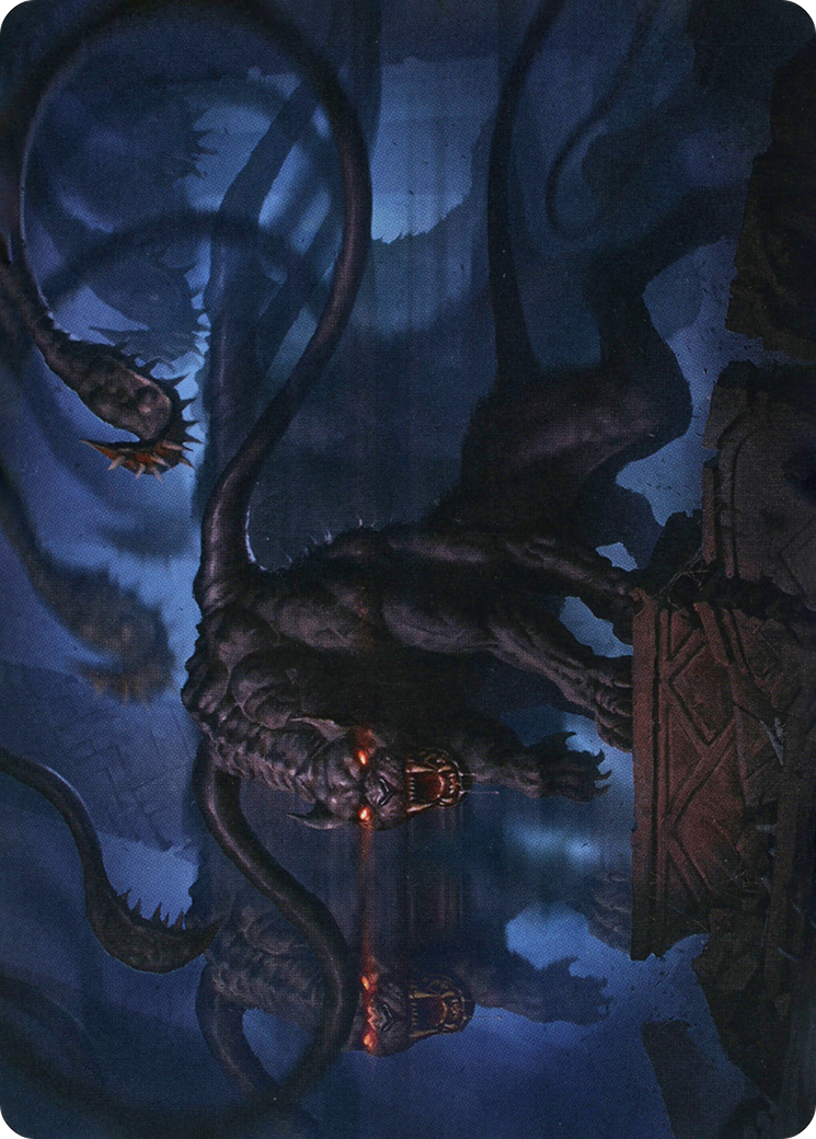 Displacer Beast // Displacer Beast  [Adventures in the Forgotten Realms Art Series] (Borderless) Foil