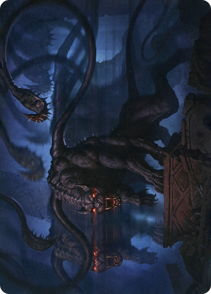 Displacer Beast // Displacer Beast  [Adventures in the Forgotten Realms Art Series] (Borderless) Foil
