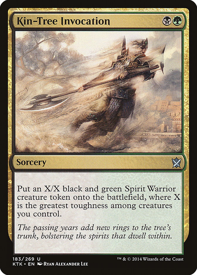 Kin-Tree Invocation [Khans of Tarkir] Foil