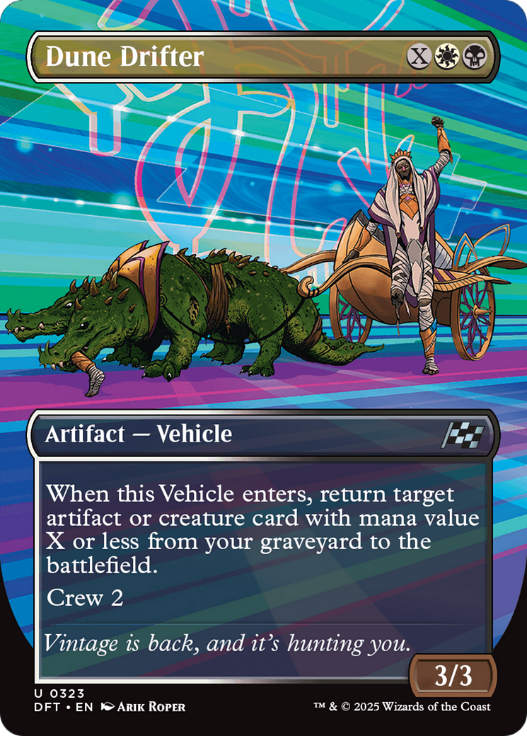 Dune Drifter (Borderless) [Aetherdrift] Foil