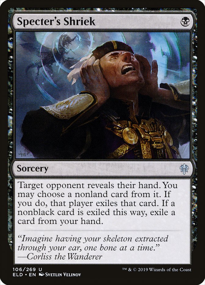 Specter's Shriek [Throne of Eldraine] Foil