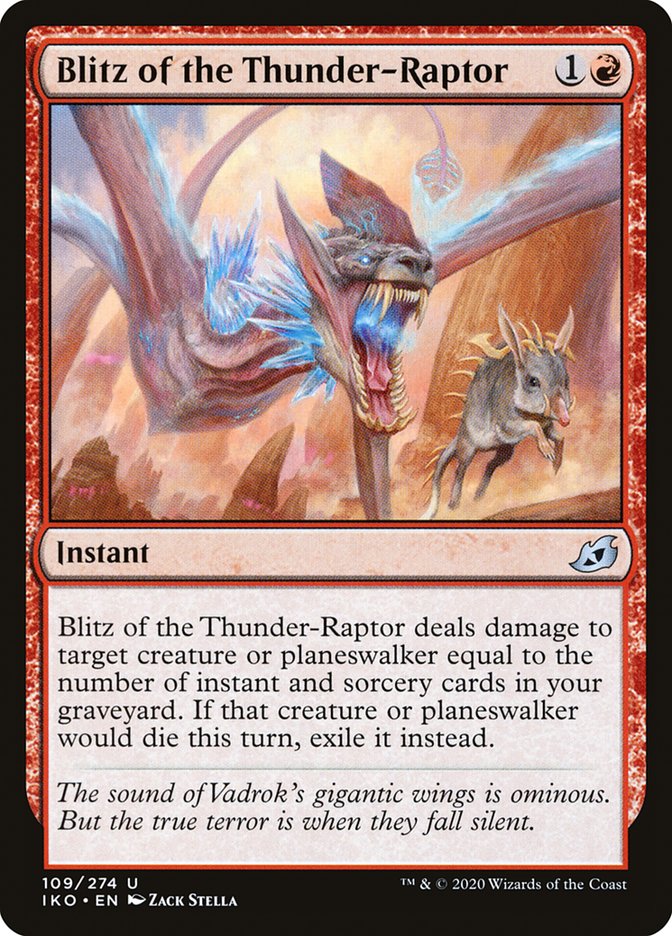 Blitz of the Thunder-Raptor [Ikoria: Lair of Behemoths] Foil