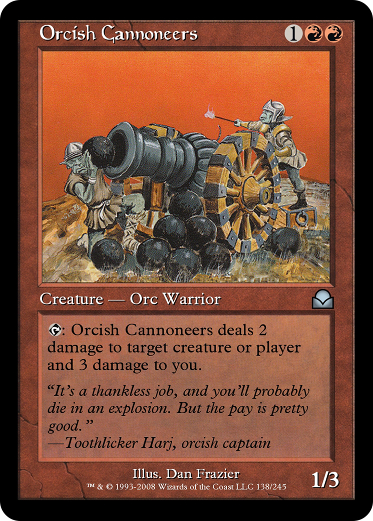 Orcish Cannoneers  [Masters Edition II]