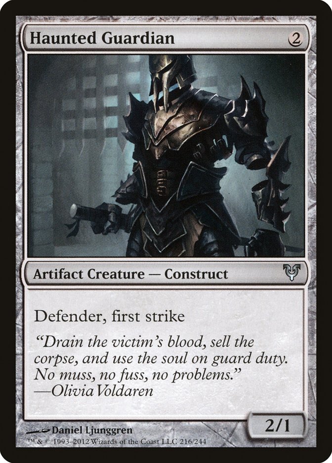 Haunted Guardian [Avacyn Restored] Foil