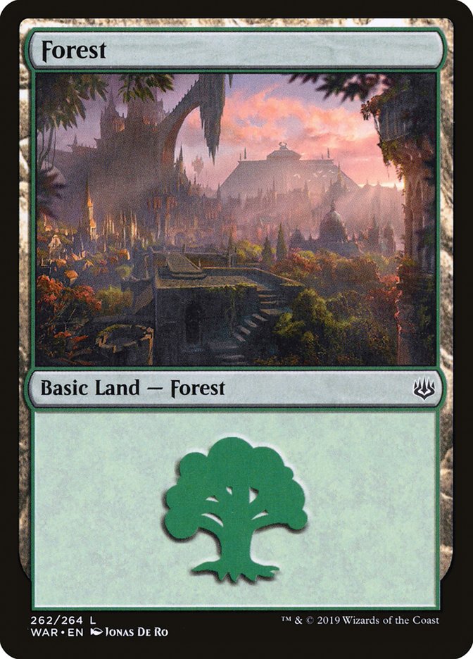 Forest (262) [War of the Spark] Foil