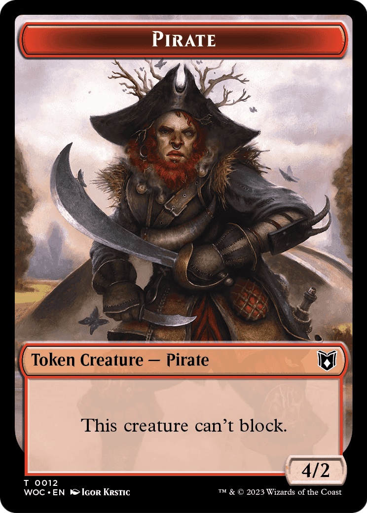 Pirate  [Wilds of Eldraine Commander Tokens]