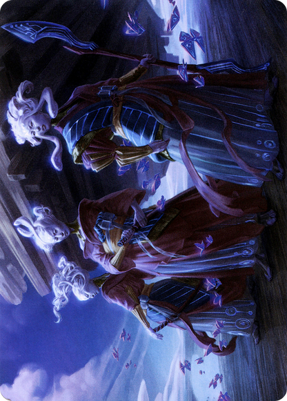 Guardians of Oboro // Guardians of Oboro  [Neon Dynasty Art Series] (Borderless) Foil