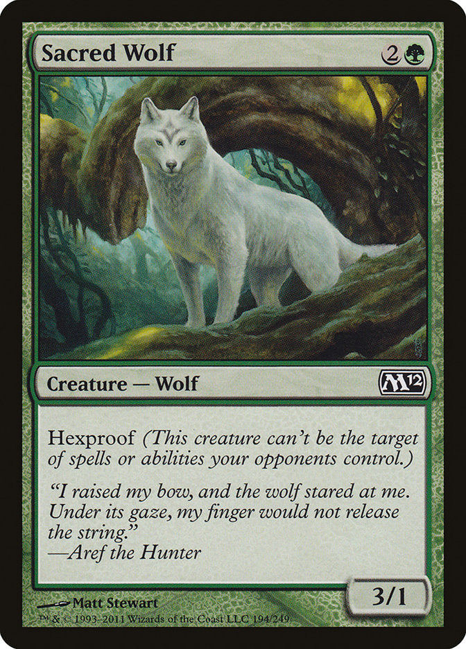 Sacred Wolf [Magic 2012] Foil